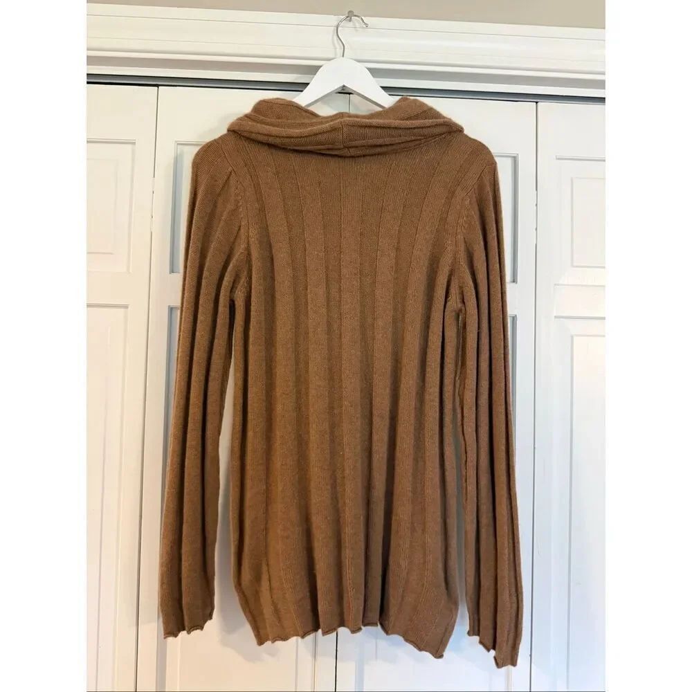 Shirin Guild made in Scotland 100% cashmere ribbed turtleneck sweater small - Picture 4 of 7